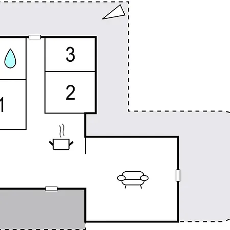 Lokken With Fireplace Ii 度假居 *